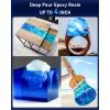 imageNicpro 15 Gallon Deep Pour Epoxy Resin Kit 2 to 4 Inch Depth High Gloss ampamp Clear Bubble Free Epoxy Resin for Craft River TableWood Filler Bar Top Coating Casting Self Level 2115 Gallon