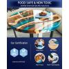 imageNicpro 15 Gallon Deep Pour Epoxy Resin Kit 2 to 4 Inch Depth High Gloss ampamp Clear Bubble Free Epoxy Resin for Craft River TableWood Filler Bar Top Coating Casting Self Level 2115 Gallon