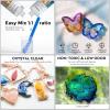 imageNicpro 16 oz Epoxy Resin Kit Supplies with 15 Colors Liquid Resin Pigment Dye Silicone SticksMat Measuring Cups Gloves for Art Crafts Tumblers ampamp Jewelry Making Molds Coating