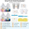 imageNicpro 2 Gallon Crystal Clear Epoxy Resin Kit High Gloss ampamp Bubbles Free Resin Supplies for Art Coating Casting Craft DIY Wood Jewelry Making Molds4 Gallon