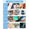 imageNicpro 2 Gallon Crystal Clear Epoxy Resin Kit Not Yellowing ampamp Bubbles Free Food Safe Resin for Coating and Casting Craft DIY Jewelry Making Art Molds Tables Top Wood32oz