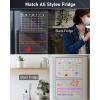imageNicpro 2PCS Acrylic Magnetic Calendar for Fridge Clear Calendar Dry Erase Board for Refrigerator Monthly and Memo Acrylic Planning Board with 12 Marker Magnetic Pen Holder and Erase Towel 16quotx12quot