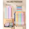 imageNicpro 33PCS Aesthetic Highlighter and Gel Pen set with Case 12 Bible Highlighters ampamp Cute Pens Refills With Soft Ink ampamp Tip No Bleed Quick Dry for Bible Study Journaling Planner Notes School Supplies