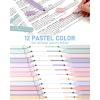 imageNicpro 62 PCS Book Annotation Kit with Case Aesthetic Highlighters and Pens Set Quick Dry Markers with 1200PCS Transparent Sticky Notes and Index Tabs for Bible Study Office School Annotating Books