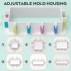 imageNicpro Adjustable Molds Housing for Silicone Mold Making Reusable Plastic Housing Frame Mold Making Silicone Rubber for Resin Molds Kit Soap Molds Candle Molds with Binder Clips DoubleSided Tape