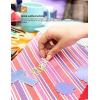 imageNicpro Alphabet Letter Stickers 20 Sheet Self Adhesive ABC Sticker 10 Colors Vinyl PU Leather Metallic Finish for DIY Scrapbook Birthday Card Craft Lettering