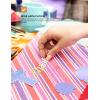 imageNicpro Letter Sticker 7 Sheets Colorful Gift Alphabet Sticker Self Adhesive PU Material 7 Colors for DIYScrapbooking Greeting Cards Decoration