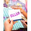 imageNicpro Letter Sticker 7 Sheets Colorful Gift Alphabet Sticker Self Adhesive PU Material 7 Colors for DIYScrapbooking Greeting Cards Decoration
