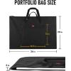 imageNicpro Light Weight Art Portfolio Bag 24 x 36 Inches Waterproof Nylon Art Portfolio Case with Shoulder ampamp Handle Carry for Artwork Poster Sketch Drawing Canvas Photography Solar Panel Storage20 x 26 inches
