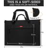 imageNicpro Light Weight Art Portfolio Bag 24 x 36 Inches Waterproof Nylon Art Portfolio Case with Shoulder ampamp Handle Carry for Artwork Poster Sketch Drawing Canvas Photography Solar Panel Storage18 x 24 inches