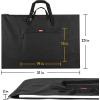 imageNicpro Light Weight Art Portfolio Bag 24 x 36 Inches Waterproof Nylon Art Portfolio Case with Shoulder ampamp Handle Carry for Artwork Poster Sketch Drawing Canvas Photography Solar Panel Storage23 x 31 inches