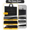 imageNicpro Light Weight Art Portfolio Bag 24 x 36 Inches Waterproof Nylon Art Portfolio Case with Shoulder ampamp Handle Carry for Artwork Poster Sketch Drawing Canvas Photography Solar Panel Storage32 x 42 inches