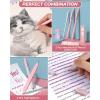 imageNicpro Pink Gel Pens Set 22 Pack 05mm Fine Point Smooth Writing Pen13 Quick Dry Black Ink Pen with Highlighter and Mechanical Pencil Cute Office School Supplies for Journaling Note Taking PinkPink