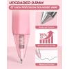 imageNicpro Pink Gel Pens Set 22 Pack 05mm Fine Point Smooth Writing Pen13 Quick Dry Black Ink Pen with Highlighter and Mechanical Pencil Cute Office School Supplies for Journaling Note Taking PinkPink
