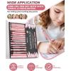 imageNicpro Pink Gel Pens Set 22 Pack 05mm Fine Point Smooth Writing Pen13 Quick Dry Black Ink Pen with Highlighter and Mechanical Pencil Cute Office School Supplies for Journaling Note Taking PinkPink