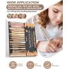 imageNicpro Pink Gel Pens Set 22 Pack 05mm Fine Point Smooth Writing Pen13 Quick Dry Black Ink Pen with Highlighter and Mechanical Pencil Cute Office School Supplies for Journaling Note Taking PinkBrown