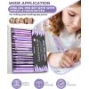 imageNicpro Pink Gel Pens Set 22 Pack 05mm Fine Point Smooth Writing Pen13 Quick Dry Black Ink Pen with Highlighter and Mechanical Pencil Cute Office School Supplies for Journaling Note Taking PinkPurple