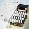 imageNicpro Resin Alcohol Ink Set 24 Colors Concentrated Dye Liquid AlcoholBased Pigment for Epoxy Resin Paint Craft DIY Painting Tumbler Molds ampamp Jewelry Making