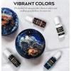 imageNicpro Resin Alcohol Ink Set 24 Colors Concentrated Dye Liquid AlcoholBased Pigment for Epoxy Resin Paint Craft DIY Painting Tumbler Molds ampamp Jewelry Making