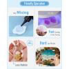 imageNicpro UV Resin Kit 2000g Large Crystal Clear UV Cure Epoxy Resin Supplies Low Odor ampamp Quick Curing Transparent Solar Activated Glue for Jewelry Making Handmade DIY Craft Coating and Casting500 g