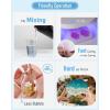 imageNicpro UV Resin Kit 2000g Large Crystal Clear UV Cure Epoxy Resin Supplies Low Odor ampamp Quick Curing Transparent Solar Activated Glue for Jewelry Making Handmade DIY Craft Coating and Casting4000 g