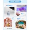 imageNicpro UV Resin Kit 2000g Large Crystal Clear UV Cure Epoxy Resin Supplies Low Odor ampamp Quick Curing Transparent Solar Activated Glue for Jewelry Making Handmade DIY Craft Coating and Casting1000 g