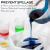 imageSilicone Resin Measuring Cups Tool Kit Nicpro 250 ampamp 100 ml Measure Cups Silicone Popsicle Stir Sticks Pipettes Finger Cots for Epoxy Resin Mixing Molds Jewelry Making Waxing Easy CleanWhite