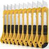 imageNicpro 10 PCS Utility Knife Set 18 mm Retractable Box Cutters Bulk Razor Knife for Heavy Duty Office Home Arts Crafts Hobby18 mm