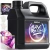 imageNicpro UV Resin Kit 2000g Large Crystal Clear UV Cure Epoxy Resin Supplies Low Odor ampamp Quick Curing Transparent Solar Activated Glue for Jewelry Making Handmade DIY Craft Coating and Casting1000 g