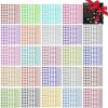 imageRhinestone Stickers 4125 PCS Nicpro Self Adhesive Gems Stick on Face Body Hair Makeup Festival Bling Jewels in 3 Size 25 Colors25 Embellishments Sheet for Decorations Crafts Nail Card25 Sheet 25 Colors