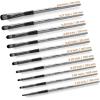 imageNicpro 10 PCS Watercolor Paint Brushes Round Tip Artist Painting Brush Set for Water Color Acrylic Oil Gouache Ink Detail Rock by Number Model Art PaintbrushFilbert