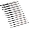 imageNicpro 12pcs Artist Paint Brush Set Pastel Painting Brushes Kit with Flat Round Filbert Angle and Detail Paintbrushes Nylon Bristles Paint Brushes for Acrylic Oil Watercolor Gouache Canvas FaceSilver