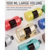 imageNicpro 14 Colors Large Bulk Acrylic Pour Paint Set 338 oz1000 ml Premixed High Flow Art Pouring Paint Supplies Kit with Silicone Pour Oil Gloves for Beginner Cell Creation Flow DIY Ready to Pour14 Colors