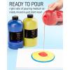 imageNicpro 14 Colors Large Bulk Acrylic Pour Paint Set 338 oz1000 ml Premixed High Flow Art Pouring Paint Supplies Kit with Silicone Pour Oil Gloves for Beginner Cell Creation Flow DIY Ready to Pour14 Colors