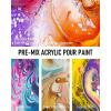 imageNicpro 14 Colors Large Bulk Acrylic Pour Paint Set 338 oz1000 ml Premixed High Flow Art Pouring Paint Supplies Kit with Silicone Pour Oil Gloves for Beginner Cell Creation Flow DIY Ready to Pour14 Colors
