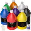 imageNicpro 14 Colors Large Bulk Acrylic Pour Paint Set 338 oz1000 ml Premixed High Flow Art Pouring Paint Supplies Kit with Silicone Pour Oil Gloves for Beginner Cell Creation Flow DIY Ready to Pour8 Colors