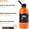 imageNicpro 18 Colors Acrylic Glass Paint Set 845 oz 250 ml Large Bulk Enamel Glass ampamp Ceramic Painting Supplies Kit for Wine Bottle Glass Jars Windows with Sponge ampamp Art Knife Opaque Gloss Finish