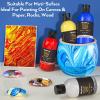 imageNicpro 8 Colors 845oz Metallic Acrylic Pour Paint Supplies Kit Large Volume Ready to Pour Premixed High Flow Pouring Paint Set with Silicone Pouring Oil Gloves Instructions for Beginner DIY8 Colors