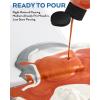 imageNicpro 8 Colors 845oz Metallic Acrylic Pour Paint Supplies Kit Large Volume Ready to Pour Premixed High Flow Pouring Paint Set with Silicone Pouring Oil Gloves Instructions for Beginner DIY8 Colors