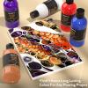 imageNicpro 8 Colors 845oz Metallic Acrylic Pour Paint Supplies Kit Large Volume Ready to Pour Premixed High Flow Pouring Paint Set with Silicone Pouring Oil Gloves Instructions for Beginner DIY8 Colors