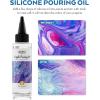imageNicpro 8 Colors 845oz Metallic Acrylic Pour Paint Supplies Kit Large Volume Ready to Pour Premixed High Flow Pouring Paint Set with Silicone Pouring Oil Gloves Instructions for Beginner DIY8 Colors