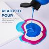 imageNicpro 8 Colors 845oz Metallic Acrylic Pour Paint Supplies Kit Large Volume Ready to Pour Premixed High Flow Pouring Paint Set with Silicone Pouring Oil Gloves Instructions for Beginner DIY18 Colors