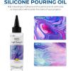 imageNicpro 8 Colors 845oz Metallic Acrylic Pour Paint Supplies Kit Large Volume Ready to Pour Premixed High Flow Pouring Paint Set with Silicone Pouring Oil Gloves Instructions for Beginner DIY18 Colors