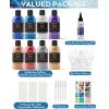 imageNicpro 8 Colors 845oz Metallic Acrylic Pour Paint Supplies Kit Large Volume Ready to Pour Premixed High Flow Pouring Paint Set with Silicone Pouring Oil Gloves Instructions for Beginner DIY8 Colors