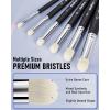 imageNicpro Dry Brush Miniature Painting 7 Sizes Professional Drybrush Set with Storage Case Hobby Detail Paint Brushes for Tabletop ampamp Wargames Miniature Warhammer 40K Model PaintingBlack