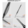 imageNicpro Miniature Paint Brushes Drybrush  21PCS Model Paint Brush Set for Acrylic Watercolor Detail Paint Brush Dry Brush for Warhammer 40k Citadel Paint Model DND Miniatures  with Container