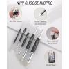 imageNicpro Miniature Paint Brushes Drybrush  21PCS Model Paint Brush Set for Acrylic Watercolor Detail Paint Brush Dry Brush for Warhammer 40k Citadel Paint Model DND Miniatures  with Container