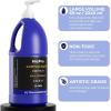 imageNicpro White Large Acrylic Paint Set 69 oz 2040 ml Rich Art Painting Supplies Non Toxic for Multi Surface Canvas Wood Leather Fabric Stone Craft for Kid ampamp Adult with PumpUltramarine Blue