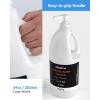 imageNicpro White Large Acrylic Paint Set 69 oz 2040 ml Rich Art Painting Supplies Non Toxic for Multi Surface Canvas Wood Leather Fabric Stone Craft for Kid ampamp Adult with PumpWhitex2