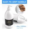 imageNicpro White Large Outdoor Acrylic Paint Set 69 oz 2040 ml Rich Art Painting Supplies Non Toxic Multi Surface Paint for Canvas Wood Leather Fabric Stone Craft for Kid ampamp Adult with PumpWhite